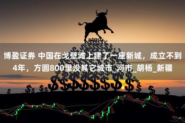 博盈证券 中国在戈壁滩上建了一座新城，成立不到4年，方圆800里没其它城市_河市_胡杨_新疆